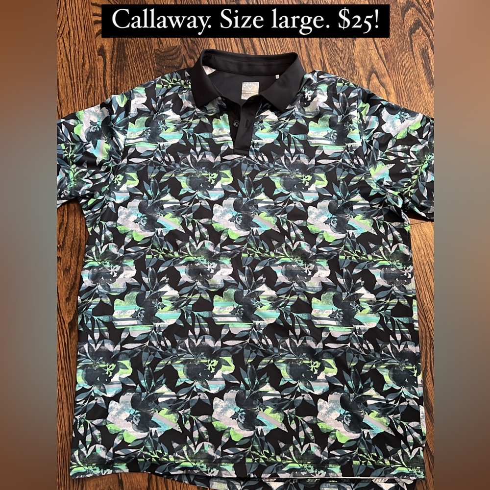 Callaway golf polo barely worn!